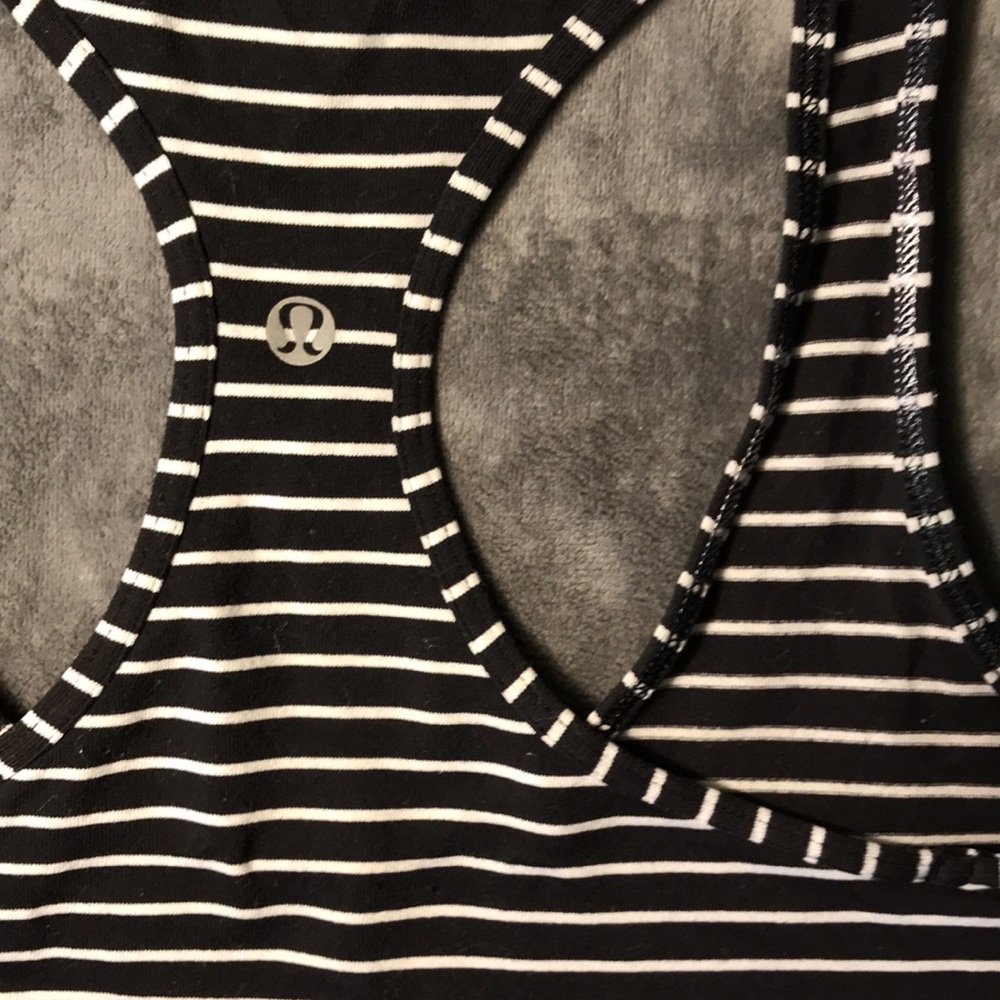 Lululemon Striped Racerback Tank